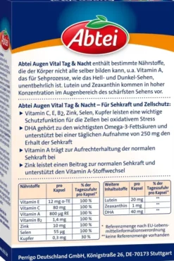 Abtei Augen Vital Tag & Nacht 30 Kapseln