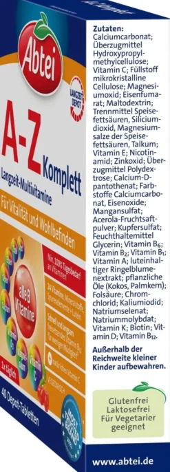 Abtei A-Z Komplett 40 Tabletten
