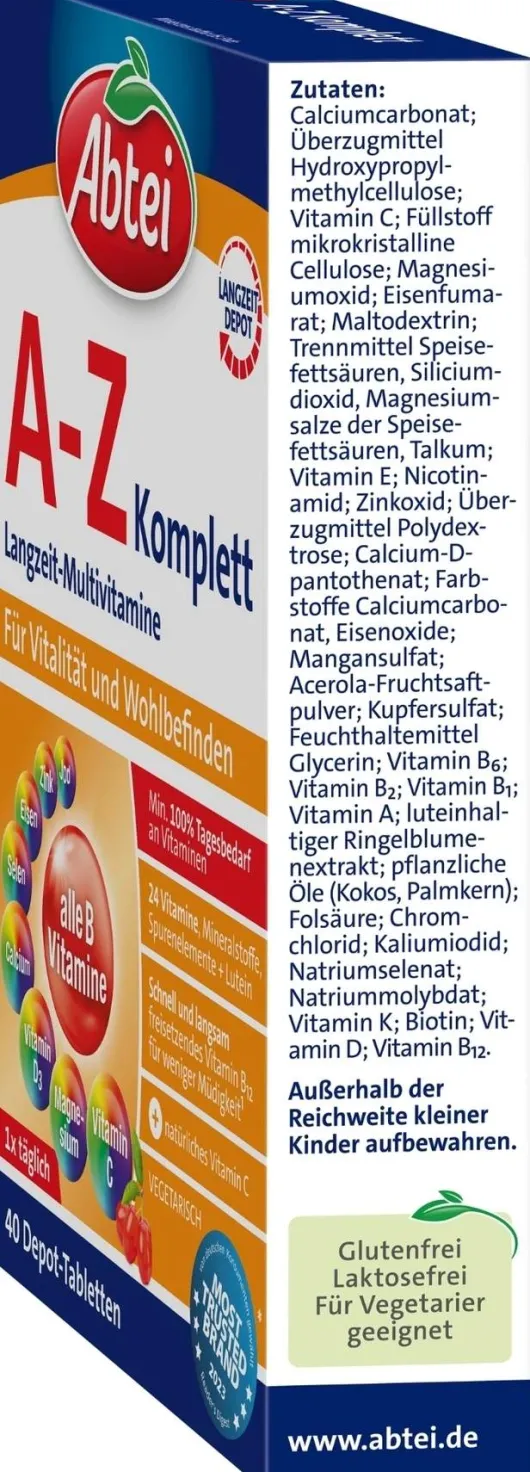 Abtei A-Z Komplett 40 Tabletten