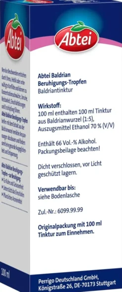 Abtei Baldrian Beruhigungs Tropfen 100 ml Tropfen