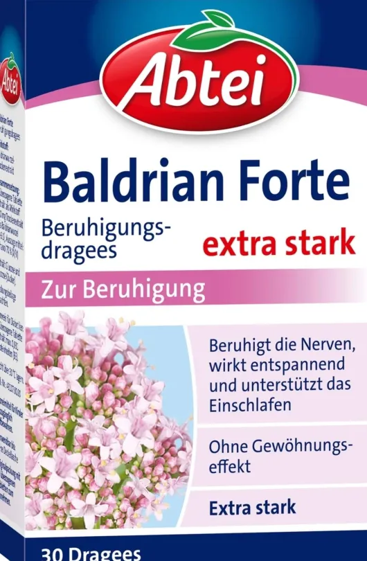 Abtei Baldrian Forte 30 Überzogene Tabletten