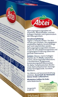 Abtei Beauty Kollagen Intensiv 5000 10 X 25 ml Trinkampullen
