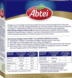 Abtei Beauty Kollagen Intensiv 5000 10 X 25 ml Trinkampullen