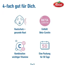 Abtei Beta - Carotin Plus 50 Kapseln