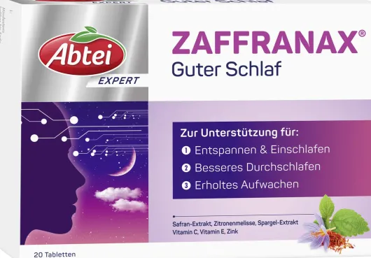 Abtei Expert Zaffranax Guter Schlaf 20 Tabletten
