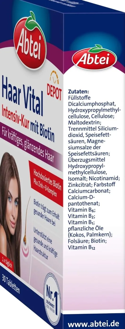 Abtei Haar Vital Depot Tabletten 30 Stück