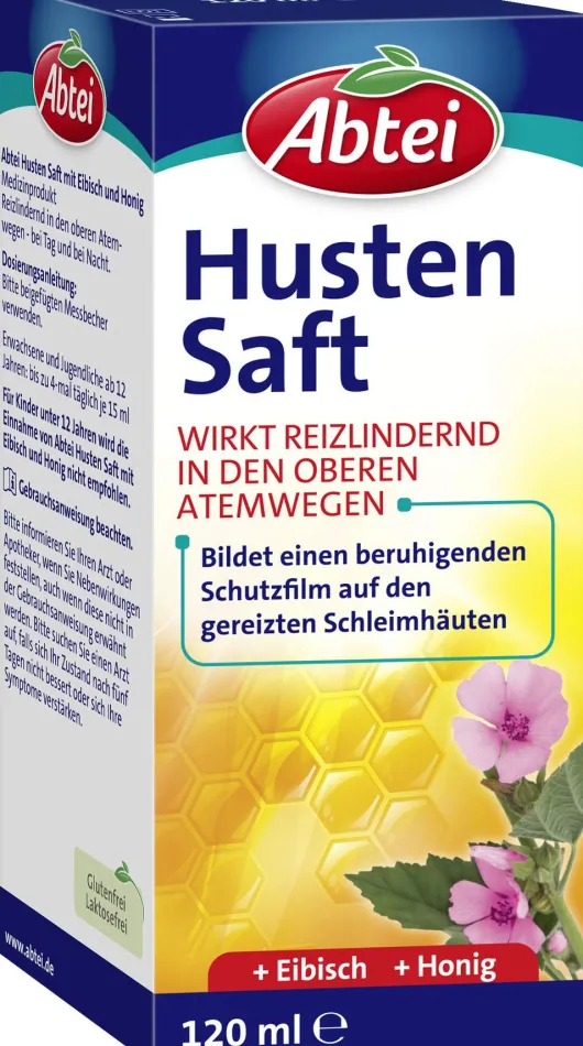 Abtei Husten Saft Eibisch Honig 120 ml