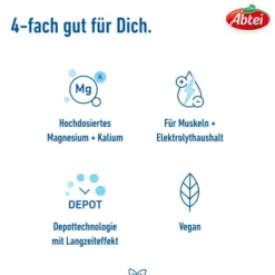 Abtei Magnesium 400+kalium 30 Tabletten