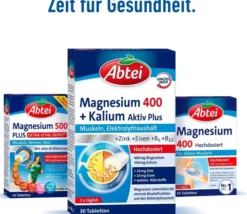 Abtei Magnesium 400+kalium 30 Tabletten