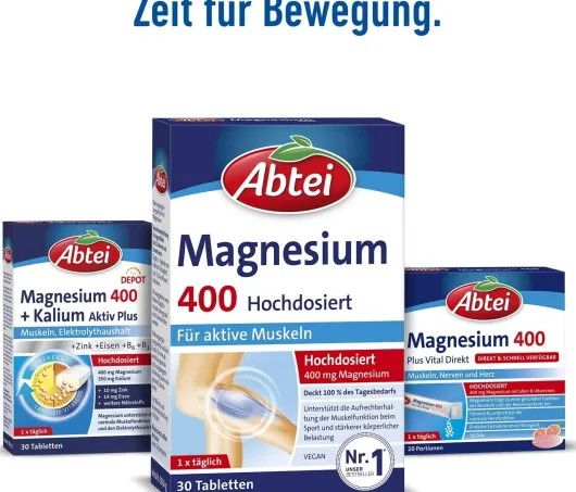 Abtei Magnesium 400 30 Tabletten