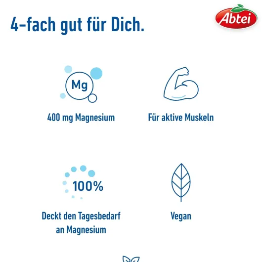 Abtei Magnesium 400 30 Tabletten