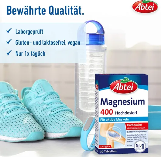 Abtei Magnesium 400 30 Tabletten
