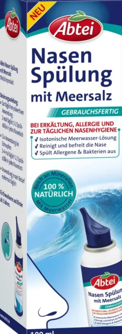 Abtei Meersalz Nasenspülung 100 ml Spray