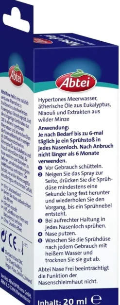 Abtei Nase Frei 20 ml Spray