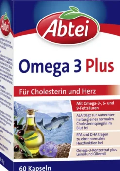ABTEI Omega-3 Plus Kapseln TF 60 Stück