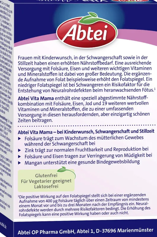 Abtei Vita Mama 60 Tabletten