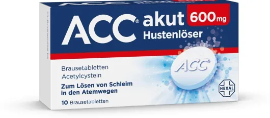 ACC akut 600 mg Hustenlöser 10 Brausetabletten