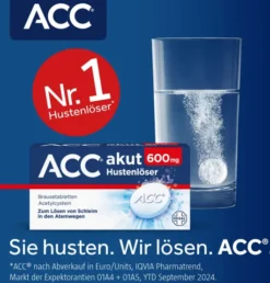 ACC akut 600 mg Hustenlöser 10 Brausetabletten
