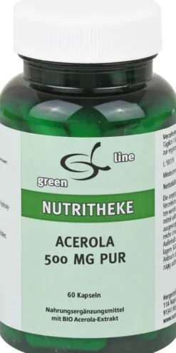 Acerola 500 mg Pur 30 Kapseln