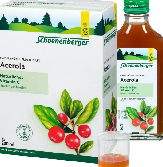 Acerola Saft Schoenenberger Heilpflanzensäfte