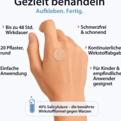 Acetocaustin 20 Warzenpflaster