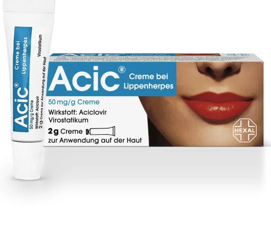 Acic Creme bei Lippenherpes 2 g