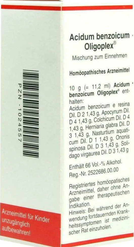 Acidum Benzoicum Oligoplex Liquidum 50 ml