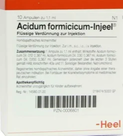 Acidum Formicicum 10 Ampullen