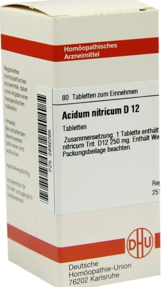 Acidum Nitricum D12 Dhu 80 Tabletten