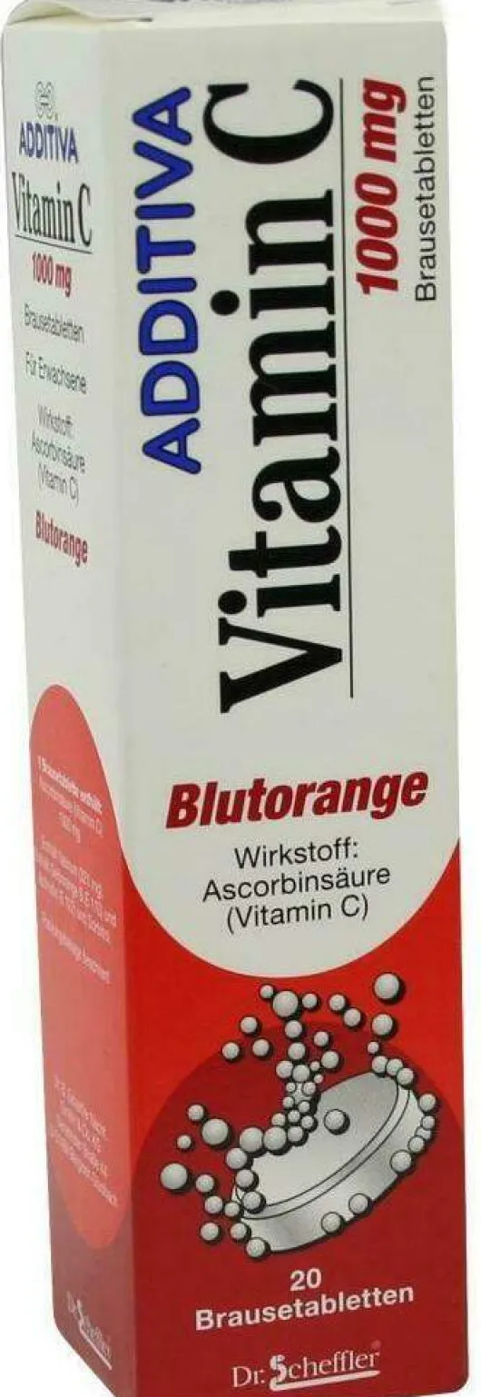 Additiva Vitamin C Blutorange 20 Brausetabletten