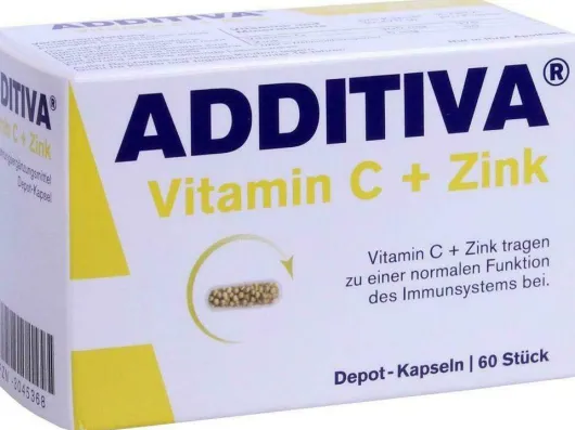 Additiva Vitamin C Depot 300 mg 60 Kapseln