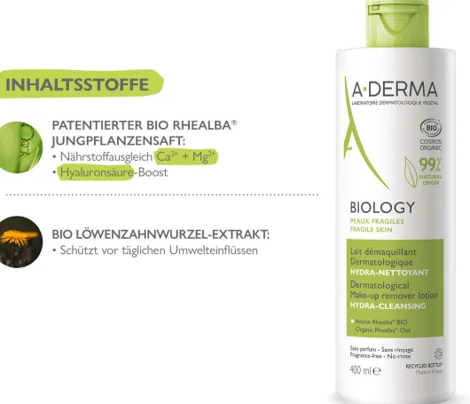 A-Derma Biology Make-Up Entfernungslotion 400 ml
