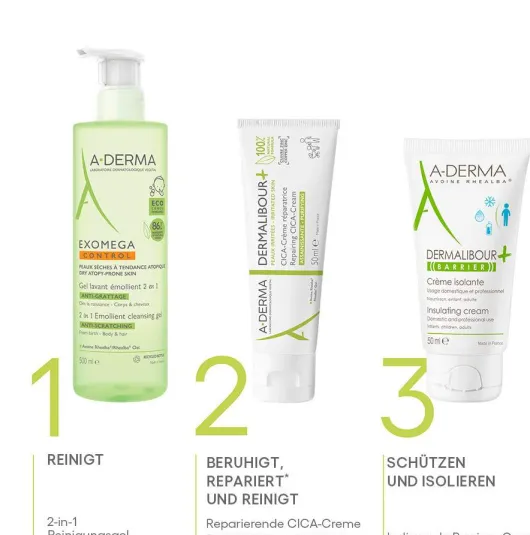 A-Derma Dermalibour+ Cica Reparierende Creme 50 ml