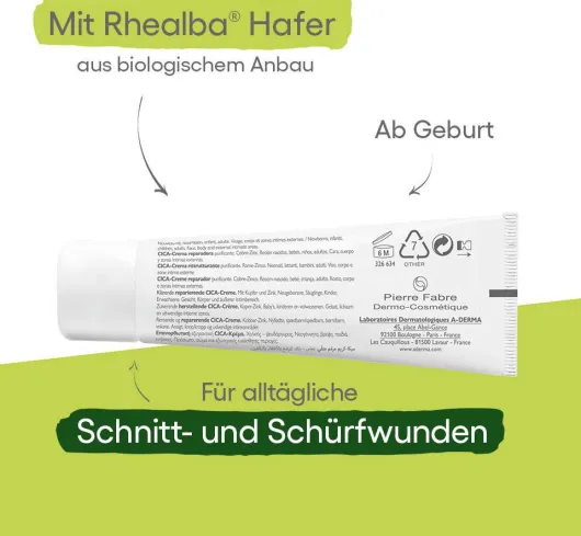 A-Derma Dermalibour+ Cica Reparierende Creme 50 ml
