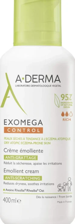 A-Derma Exomega Control Creme rückfettend 400 ml