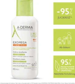 A-Derma Exomega Control Creme rückfettend 400 ml