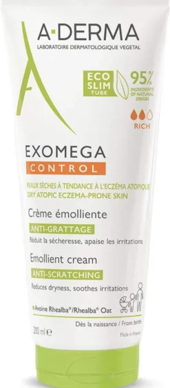 A-Derma Exomega Control Creme rückfettend 200 ml
