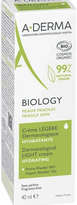 A-Derma Feuchtigkeitscreme leicht 40 ml