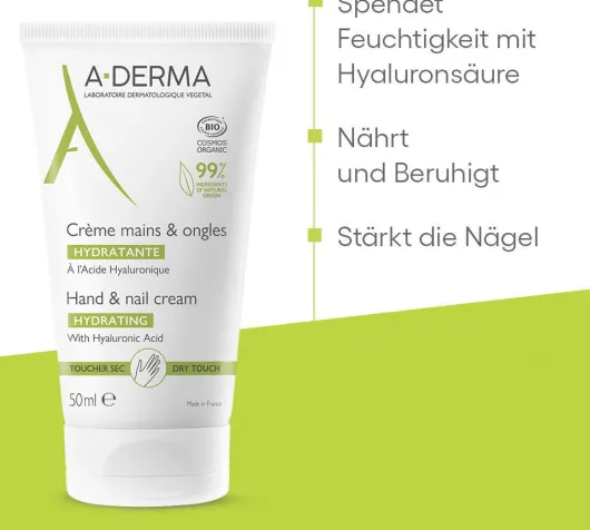 A-Derma Hand- und Nagelcreme 50 ml