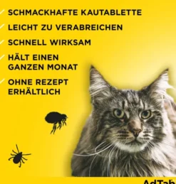 AdTab 48 mg für Katzen (2-8 kg) 3 Kautabletten