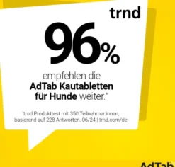 AdTab 225 mg für mittelgroße Hunde (5,5-11 kg) 3 Kautabletten