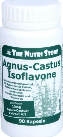 Agnus Castus 10 mg Extrakt Isoflavone 46 mg 90 Kapseln