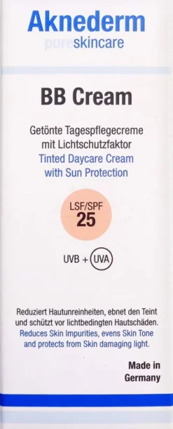 Aknederm Bb Cream Getönt Lsf 25 30 ml