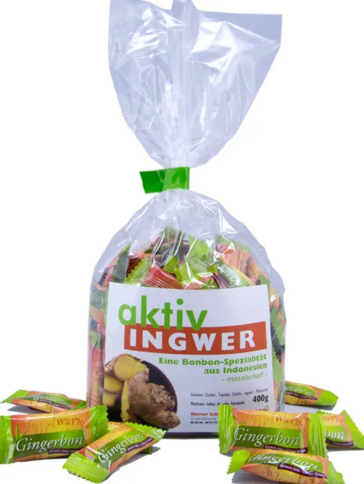 Aktiv Ingwer Bonbons