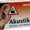 Akustika Holiday Windschutzwolle und Lärmschutzstöpsel 1 Ppackung