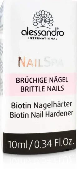Alessandro Nailspa Biotin Nagelhärter Rose 10 ml
