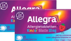 Allegra Allergietabletten Kinder 20 Stück + gratis 10 Pflaster