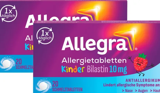 Allegra Allergietabletten Kinder 20 Stück + gratis 10 Pflaster