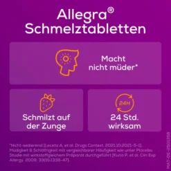 Allegra Allergietabletten Kinder 20 Stück + gratis 10 Pflaster