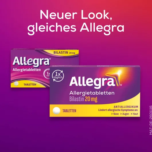 Allegra Allergietabletten 20 mg 5 x 20 Tabletten